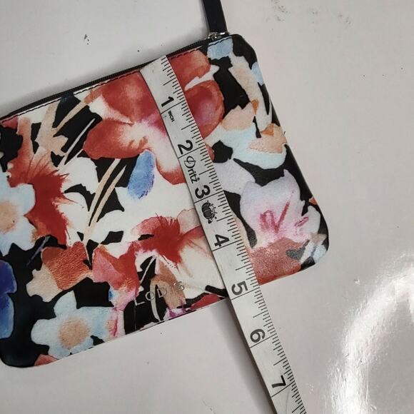 Lodis NWOT Wristlet Coin Pouch in Multicolor Floral Print - Picture 2 of 7